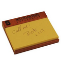 Wood Note Holder with (5"x3") Self-Stick Paper